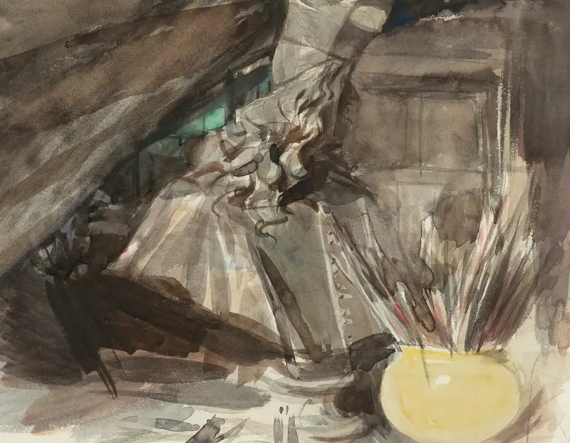 Büste des Kardinals Leopoldo de' Medici im Atelier des Künstlers von Giovanni Boldini