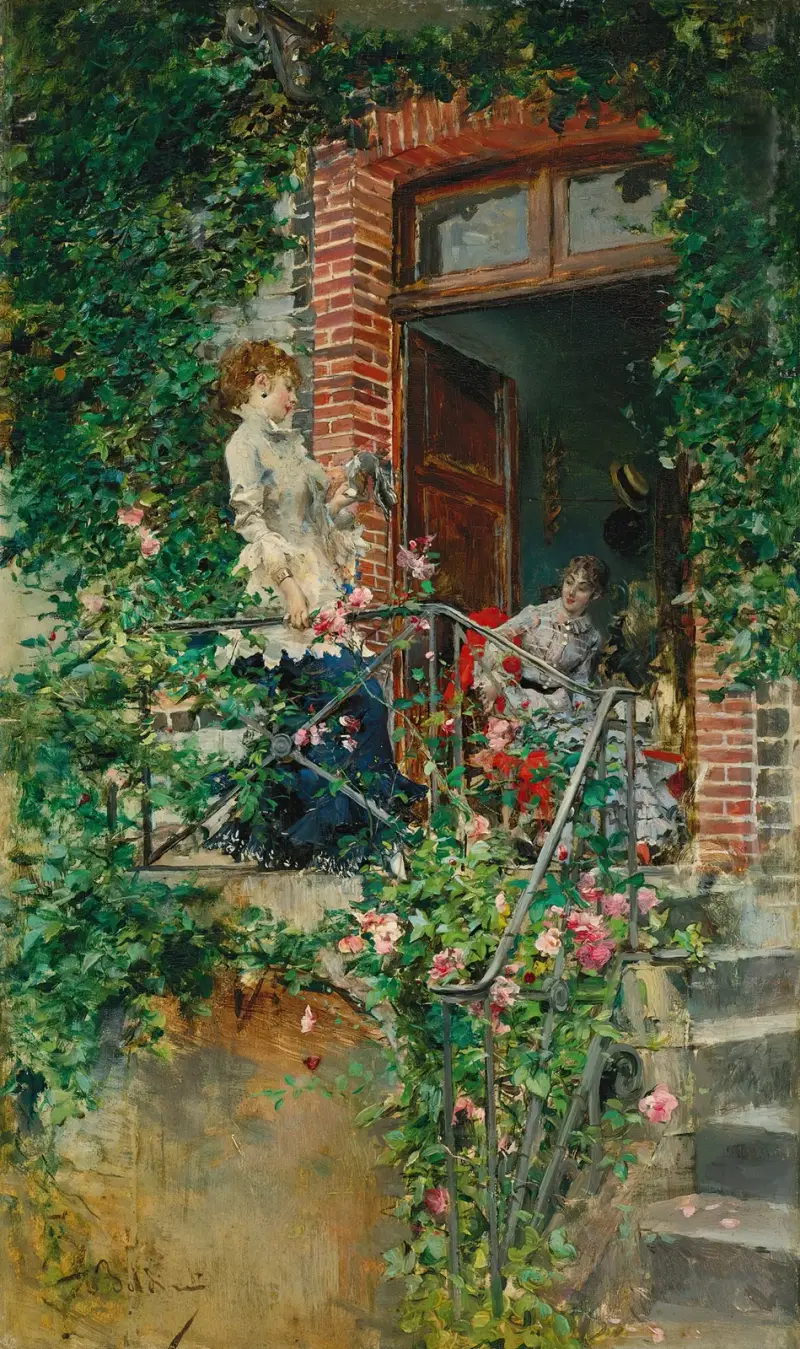 Na tarasie, Giovanni Boldini