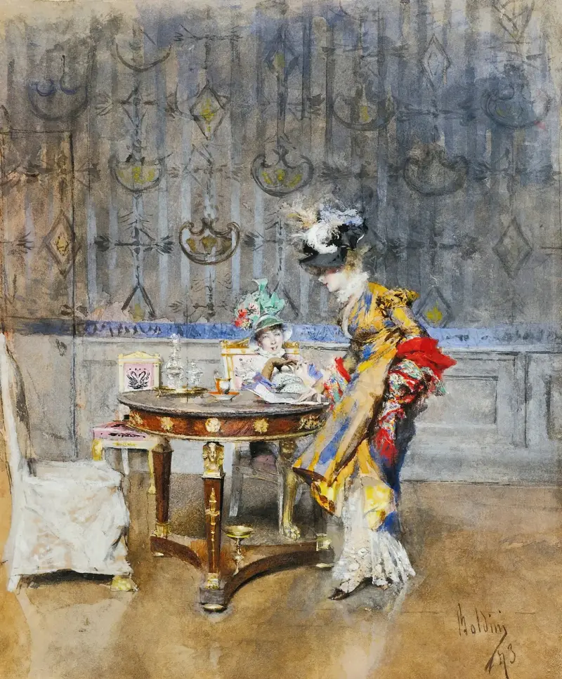 Čtenářka dopisu, Giovanni Boldini