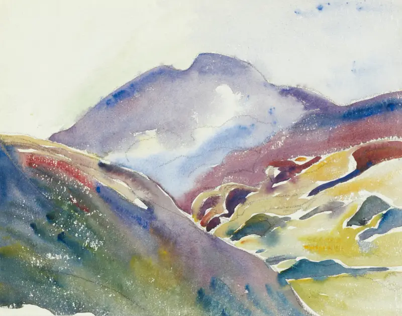 Krajobraz alpejski (Górne Engadyn), Giovanni Giacometti