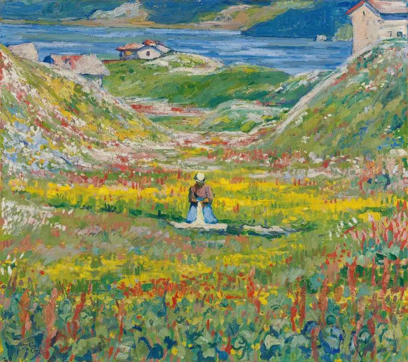 Kvetoucí údolí, Giovanni Giacometti