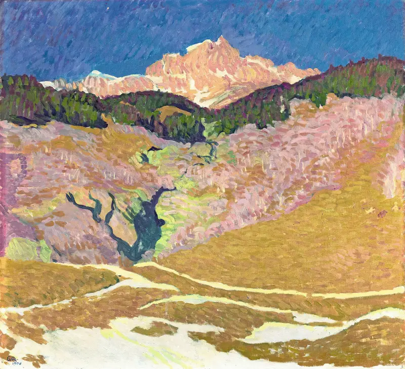 Piz Duan von Giovanni Giacometti