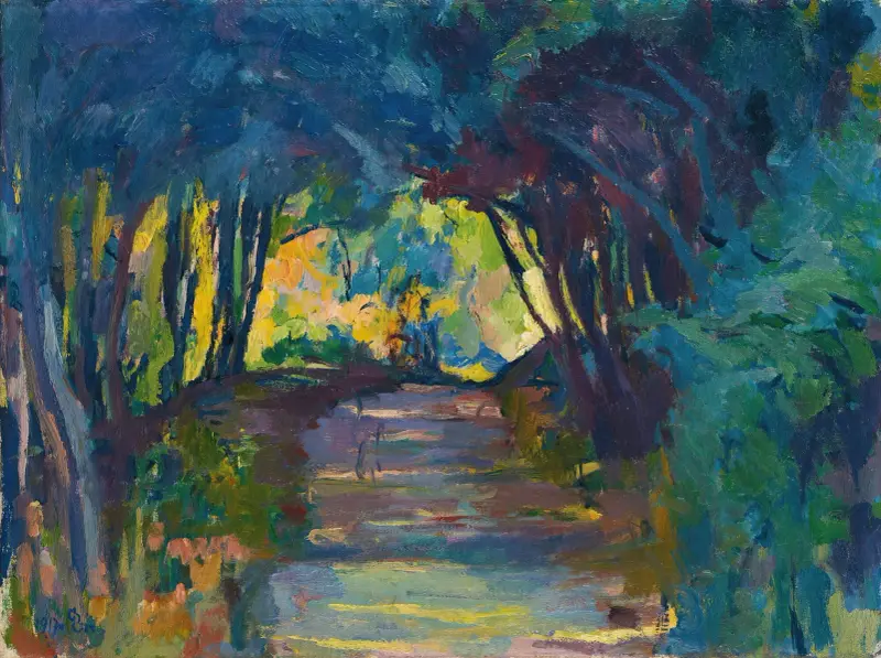 Lesní cesta, 1917 – č. 2, Giovanni Giacometti