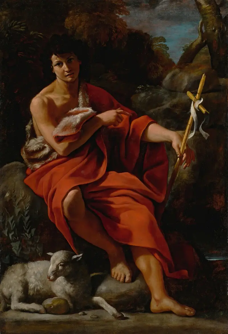 Johannes der Täufer in der Wüste von Giovanni Lanfranco