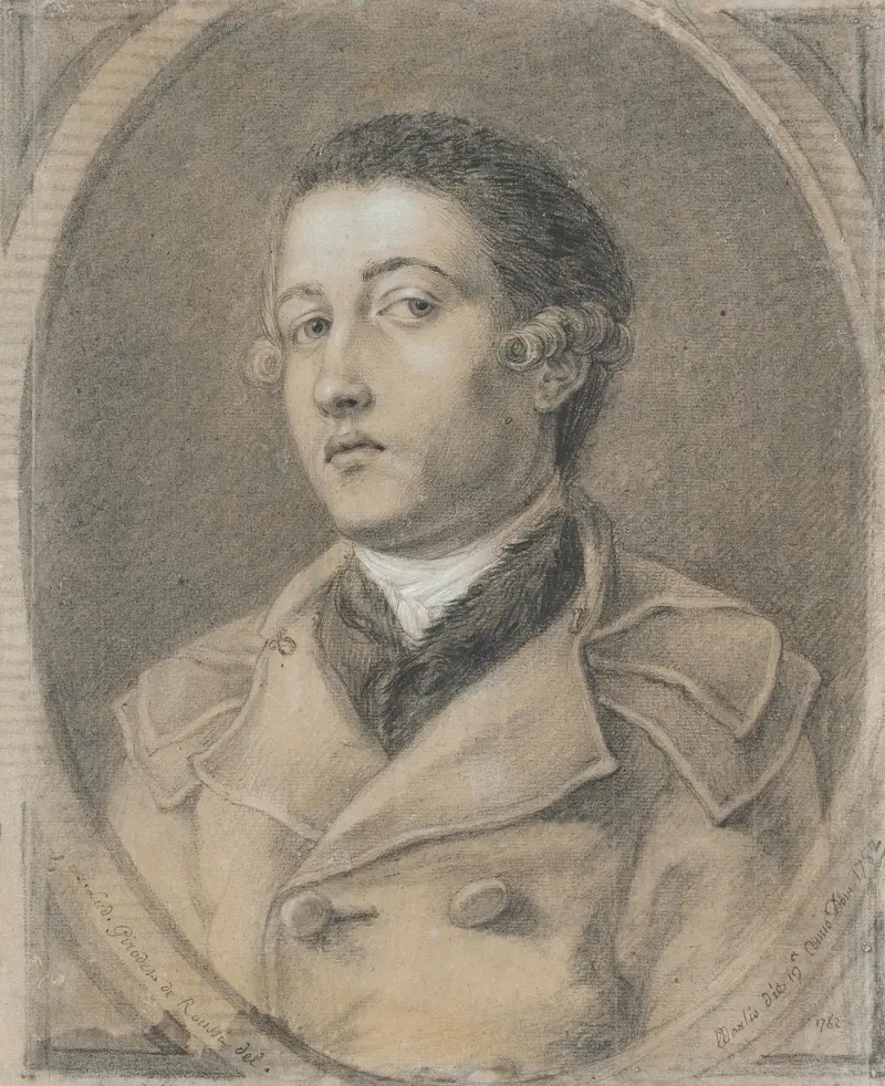 Porträt eines jungen Mannes von Anne Louis Girodet-Trioson