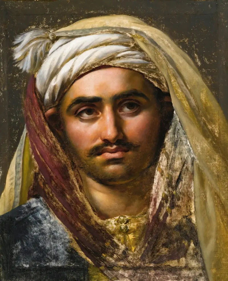 Huvud av en ung turk av Anne Louis Girodet-Trioson