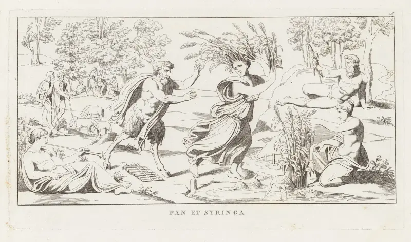 Pan i Syrinks, Giulio Romano