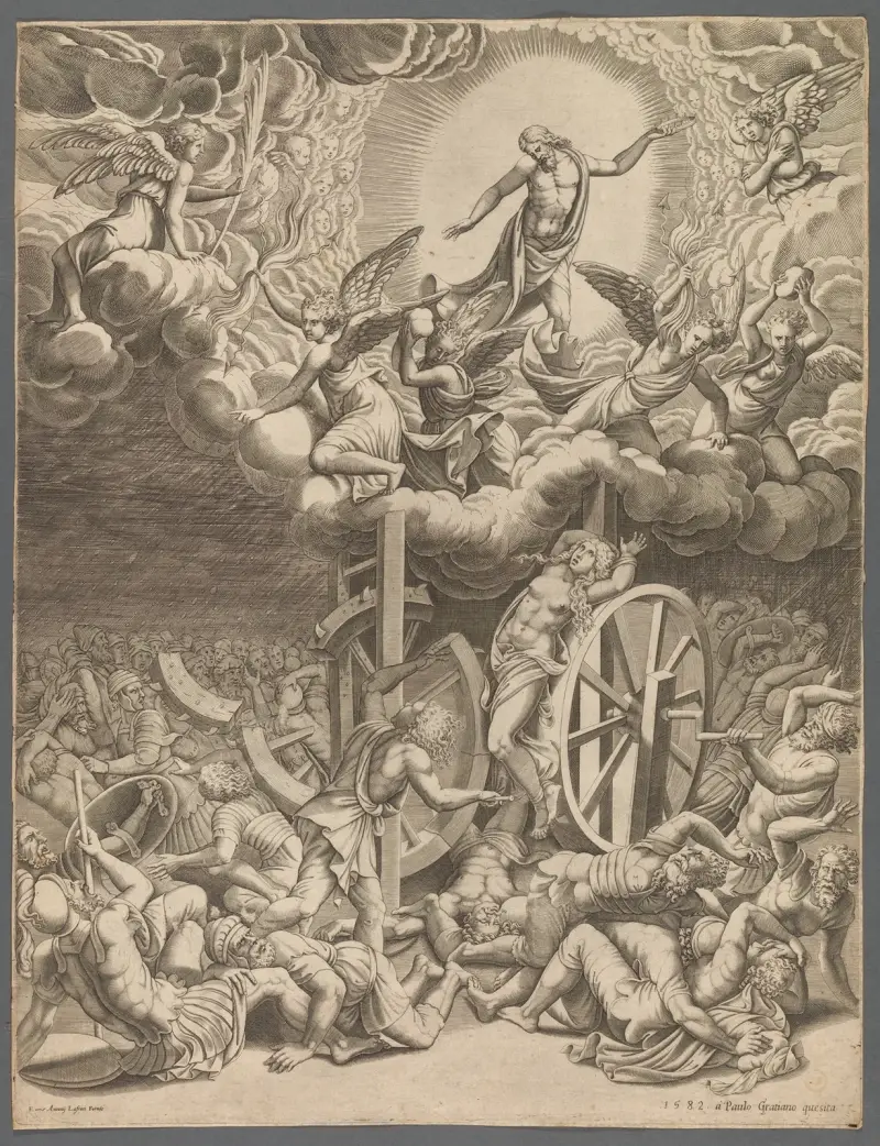 Das Martyrium der Heiligen Katharina von Giulio Romano