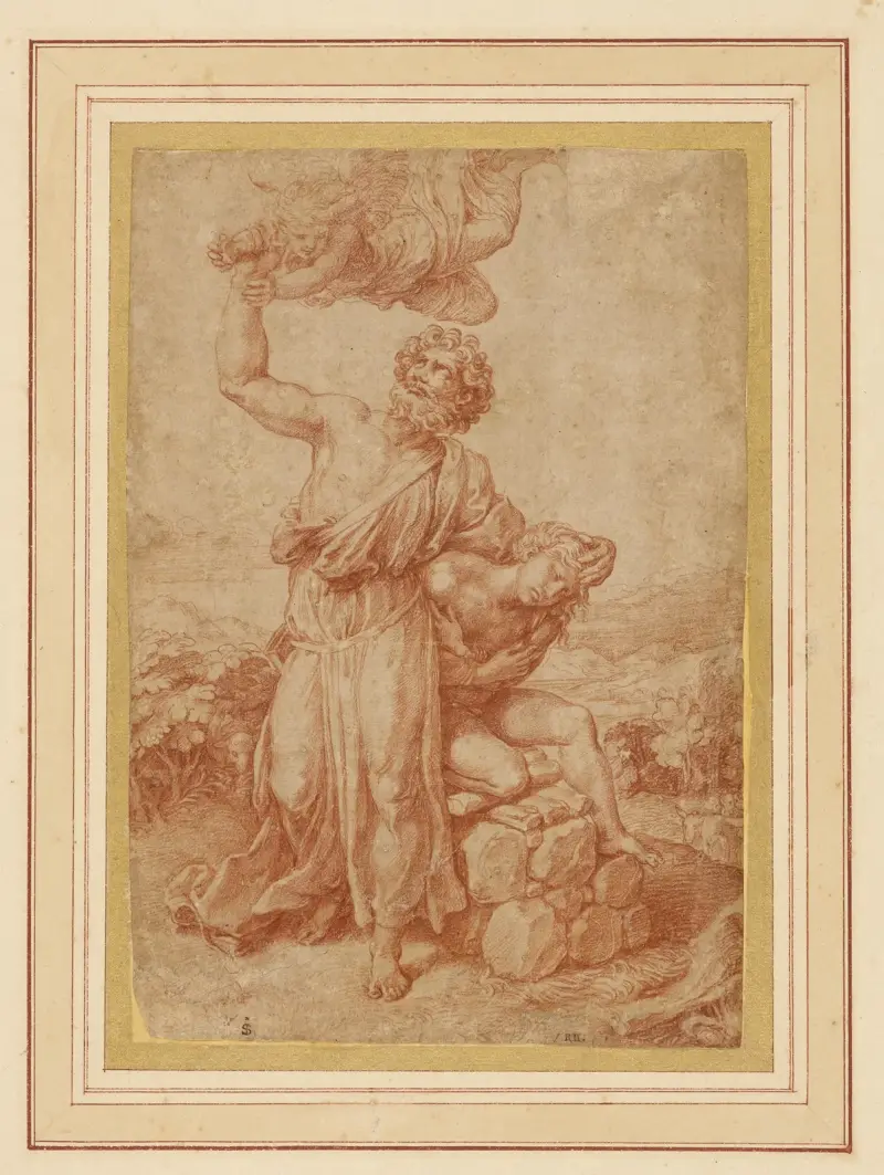 Das Opfer Isaaks von Giulio Romano