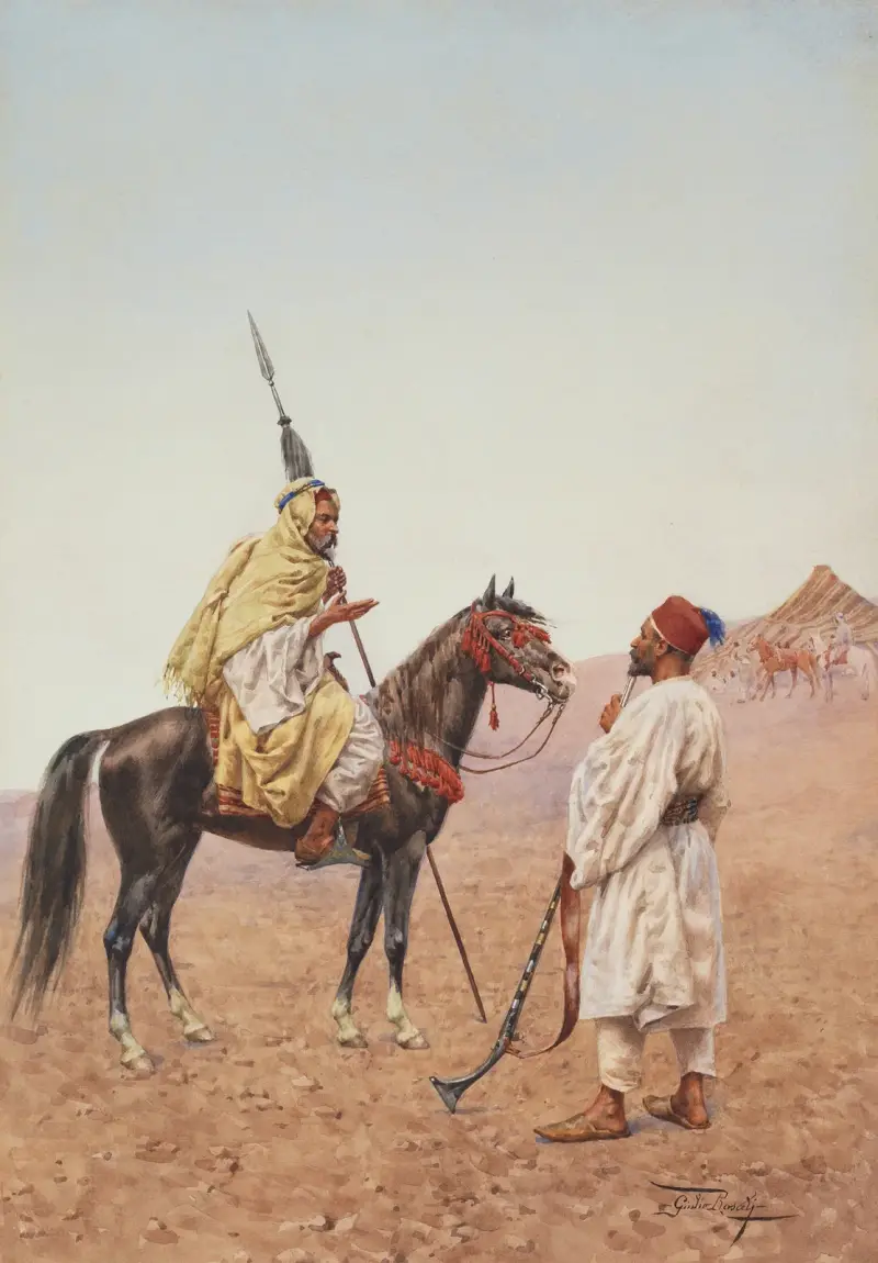 Asking the way av Giulio Rosati
