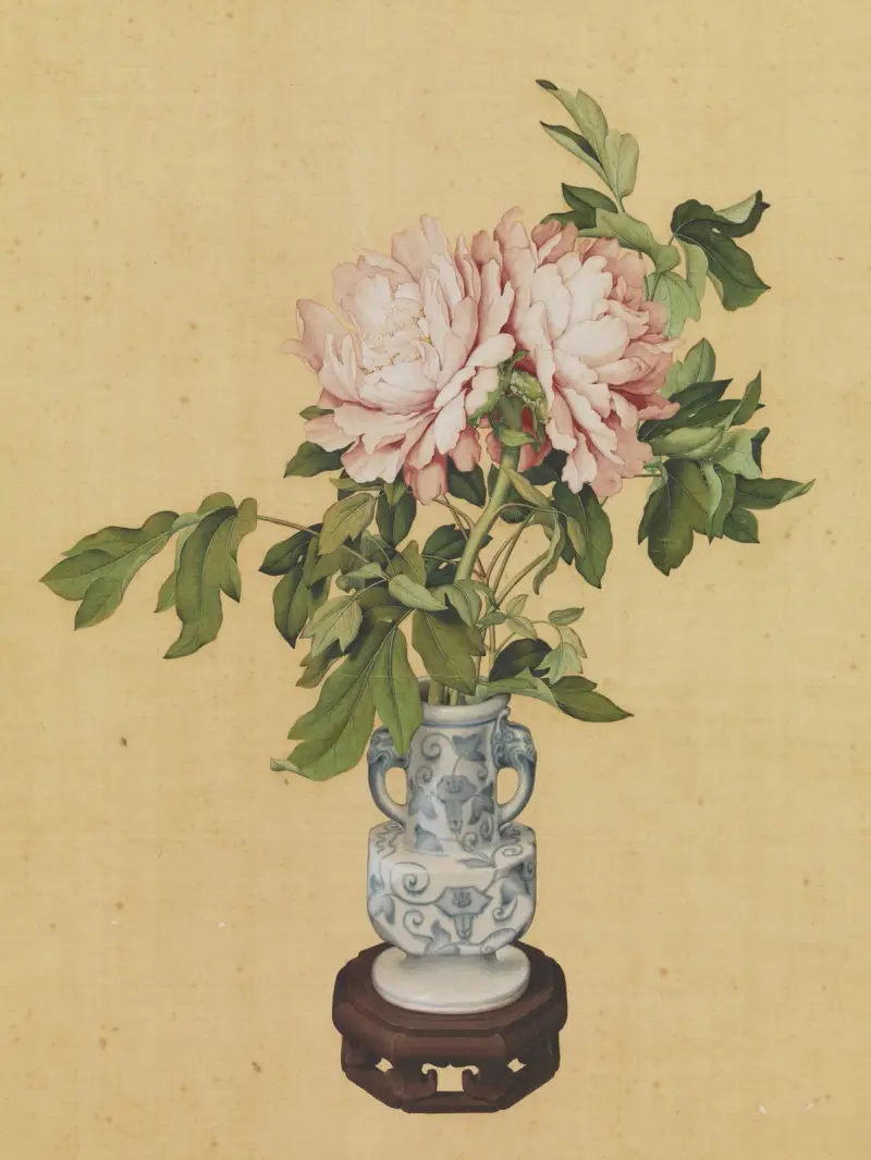 Blumenvase von Giuseppe Castiglione