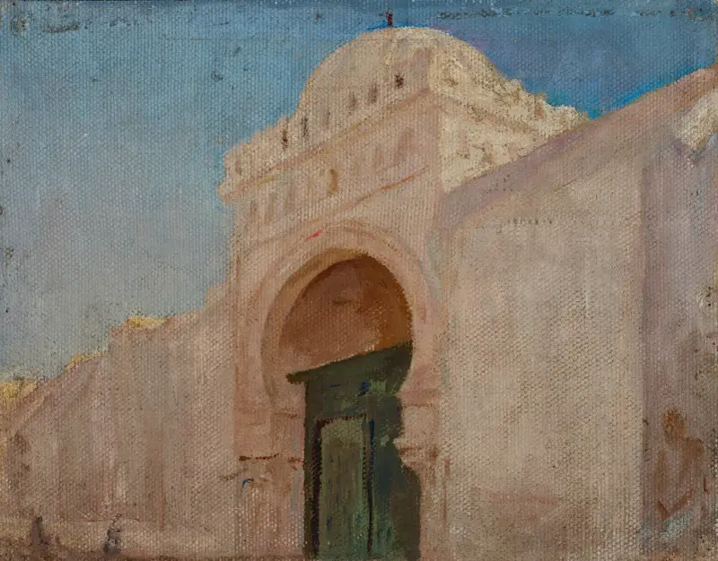 Kairouan (Eingang zur Barbier-Moschee), 1911 – Nr. 1 von Jan Ciągliński