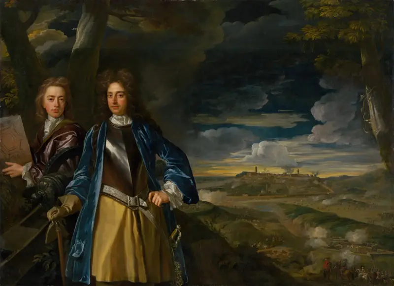 General Michael och John Richardson i slaget vid Belgrad av Sir Godfrey Kneller