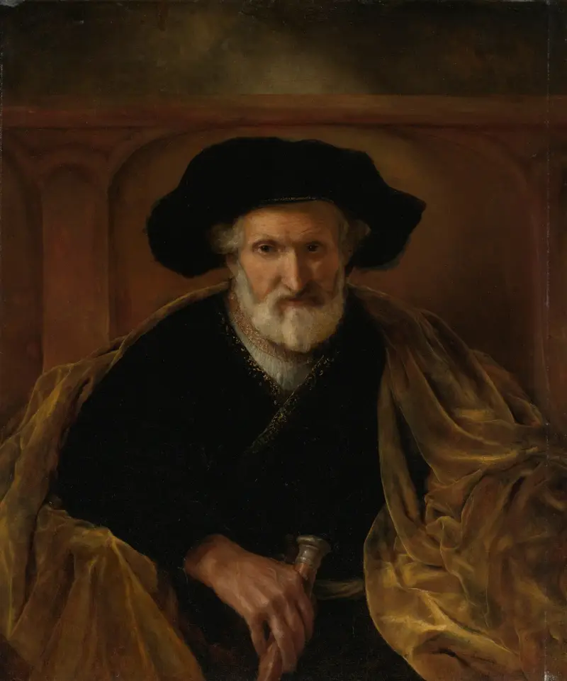 Porträt eines bärtigen alten Mannes von Sir Godfrey Kneller