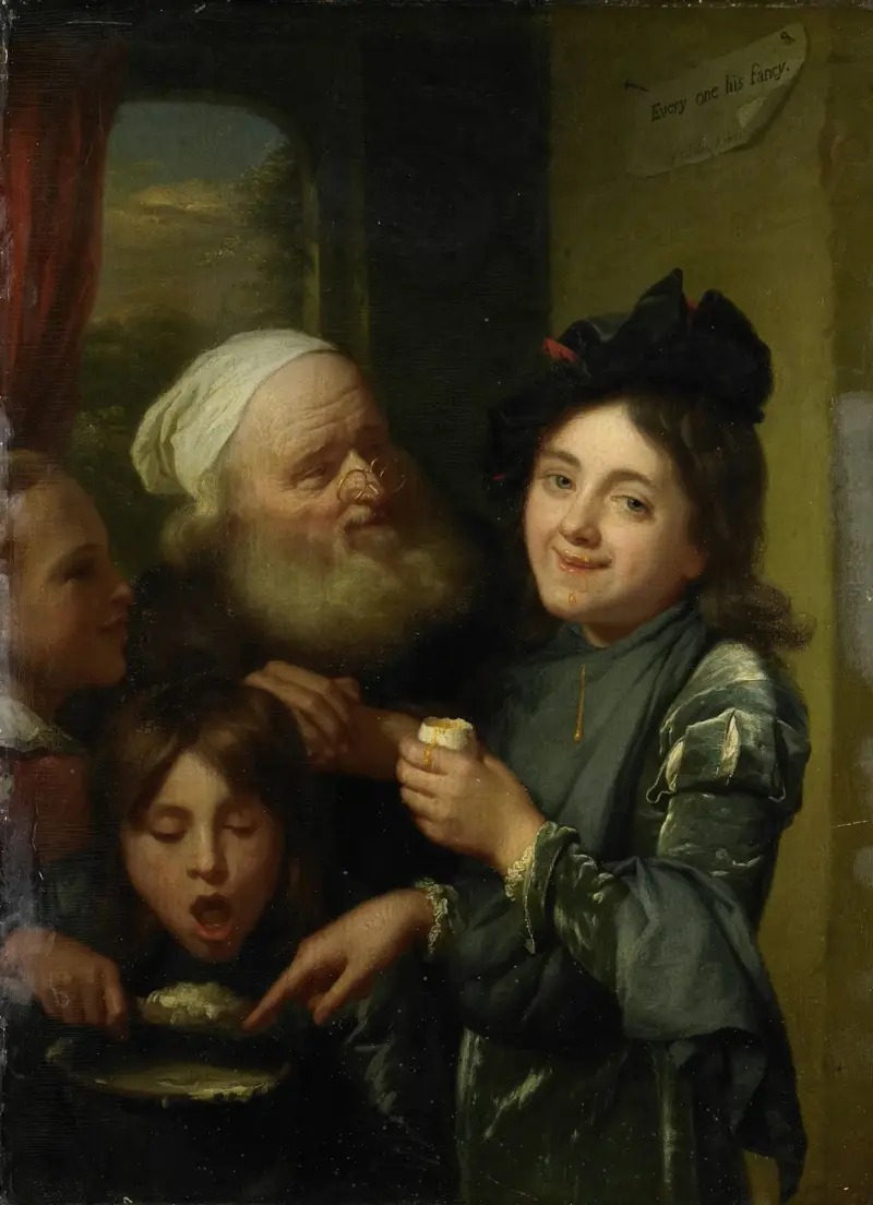 Var och en sin smak av Godfried Schalcken