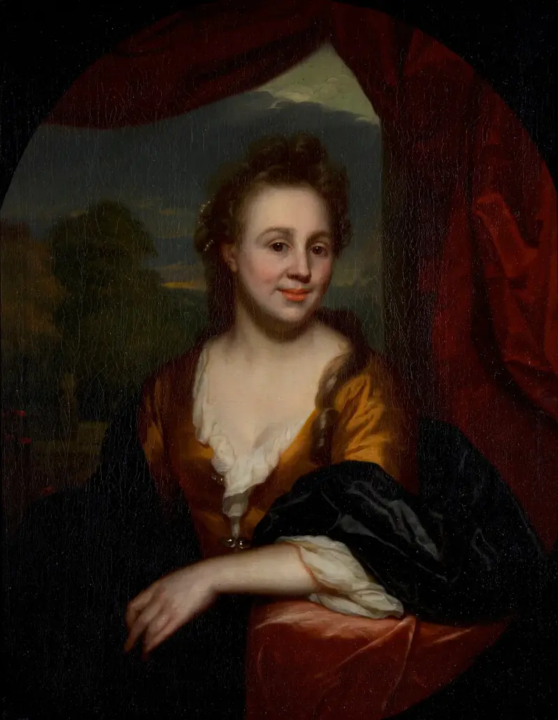 Porträtt av en okänd kvinna av Godfried Schalcken