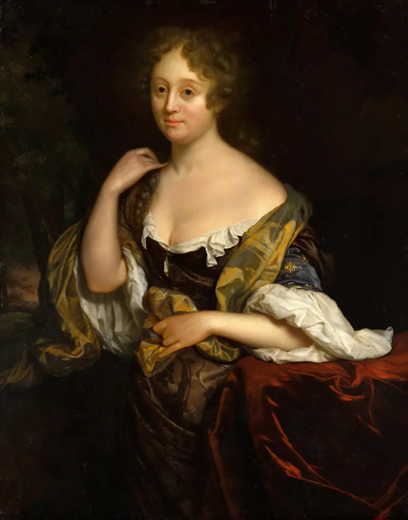 Porträt von Isabella Agneta Deutz von Godfried Schalcken