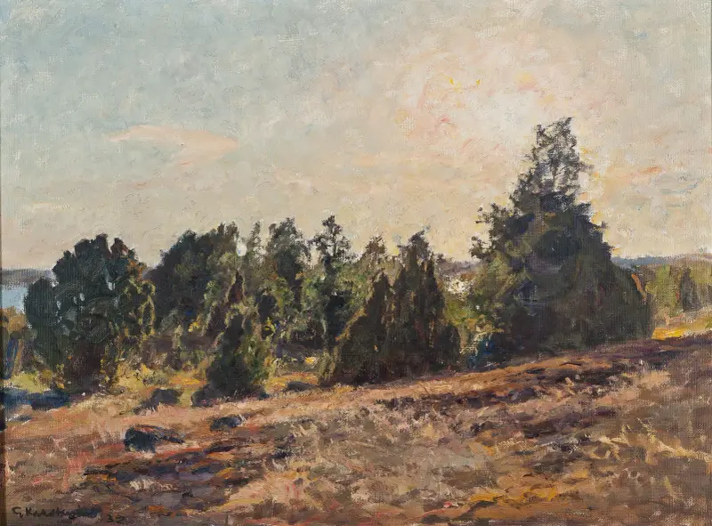 Towards Evening. Horsö in The Tjust archipelago, Gottfrid Kallstenius