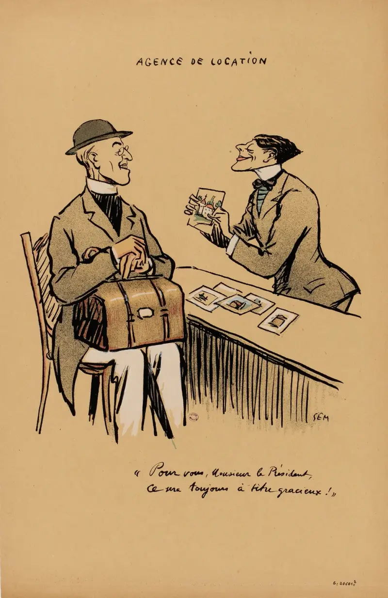 Uthyrningsbyrå von Georges Goursat (Sem)