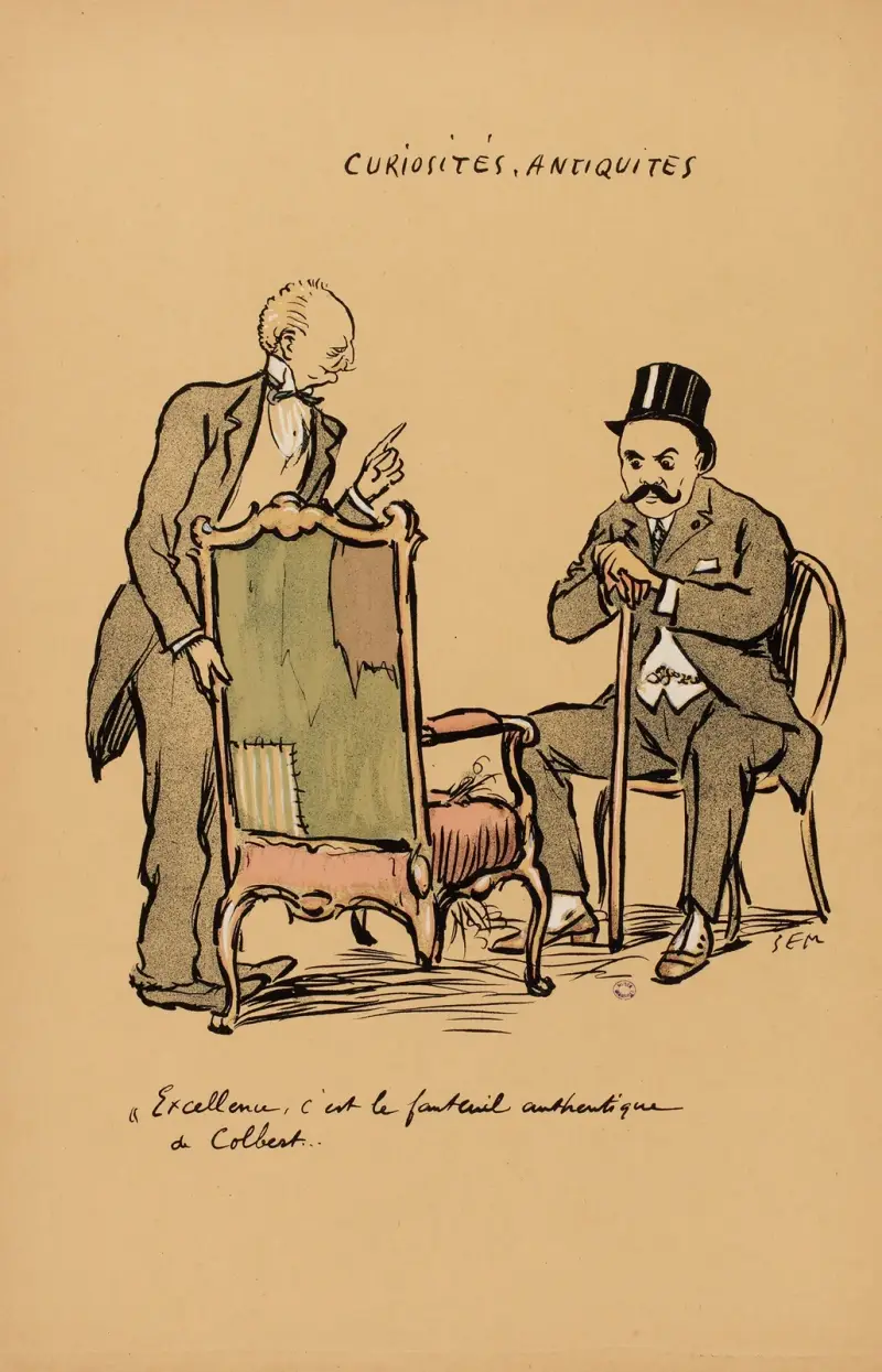 Kuriozity, starožitnosti, Georges Goursat (Sem)