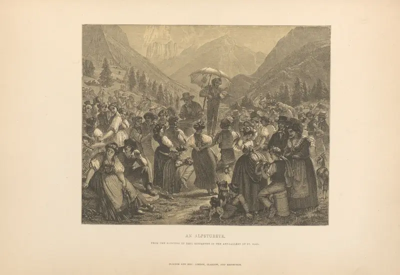 En alpstubete av Theodor Gsell Fels