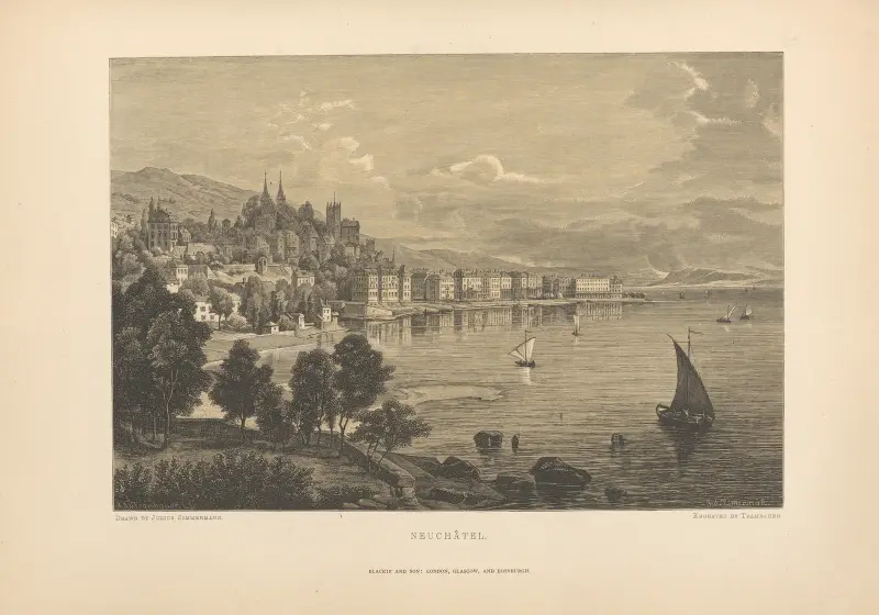 Neuchâtel av Theodor Gsell Fels