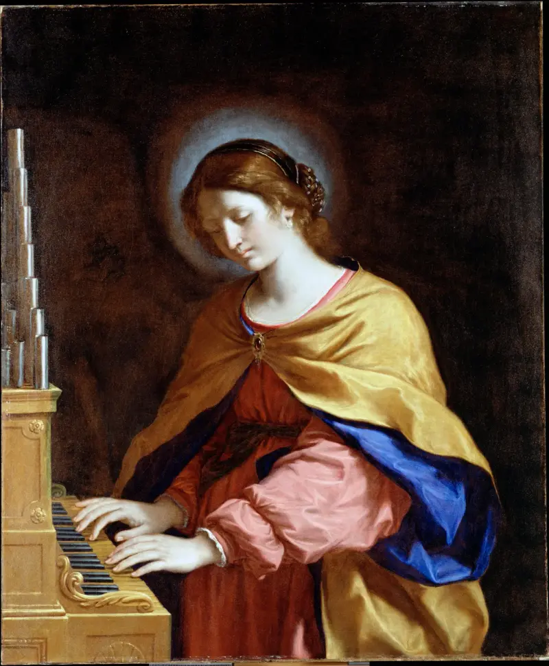 Sv. Cecilie, Guercino
