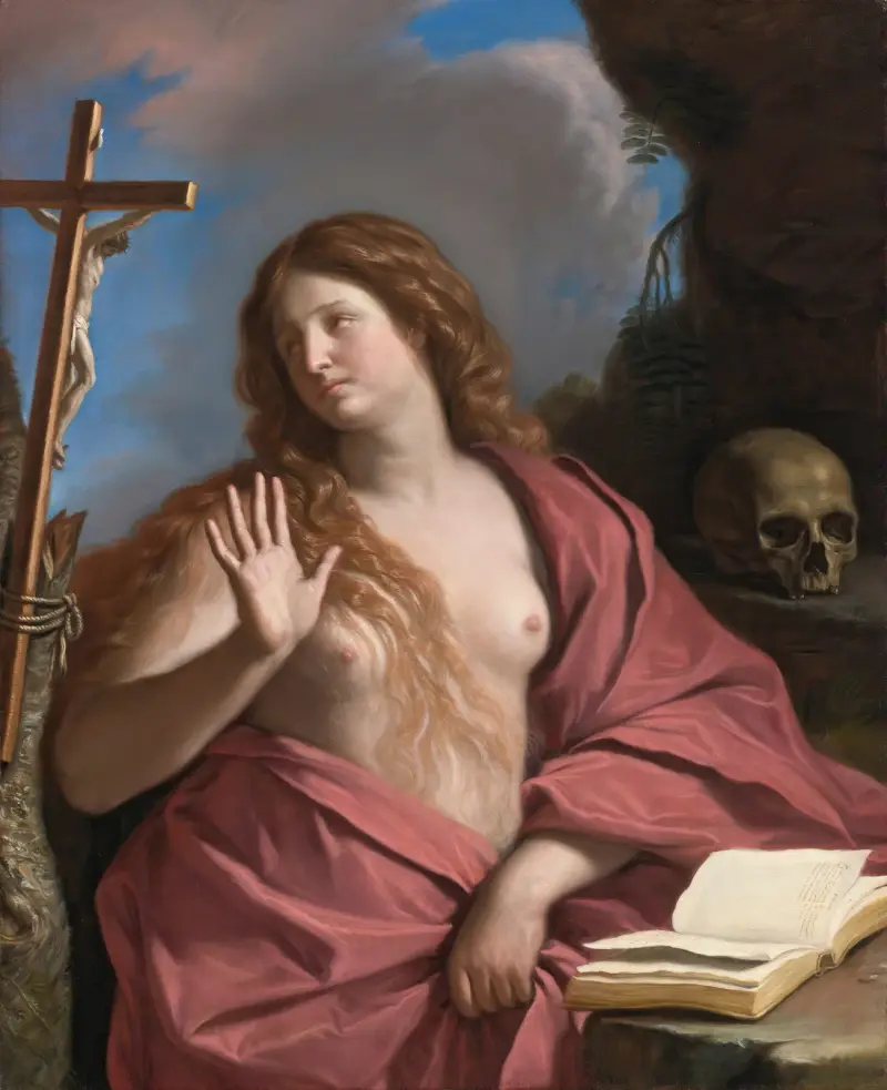 Pokutująca Maria Magdalena, Guercino