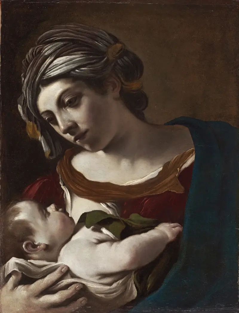 Virgin and Child, 1621 – nr 2 av Guercino