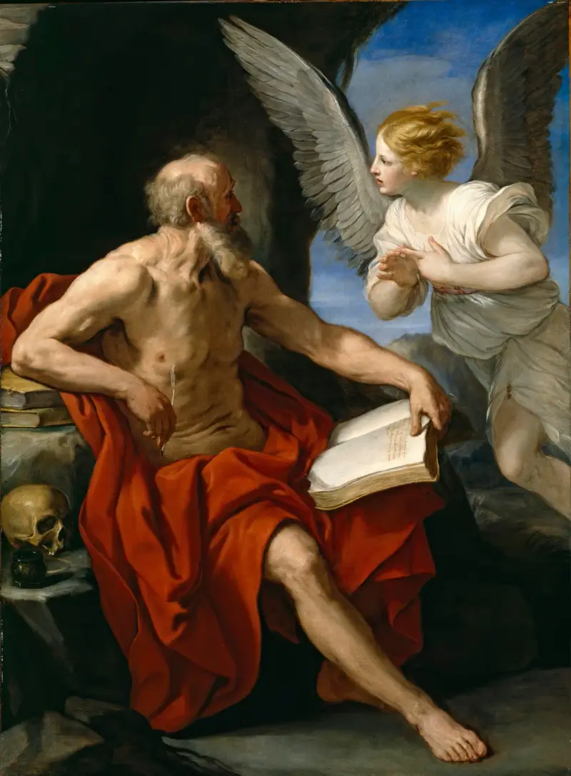 Der Engel, der dem heiligen Hieronymus erscheint von Guido Reni