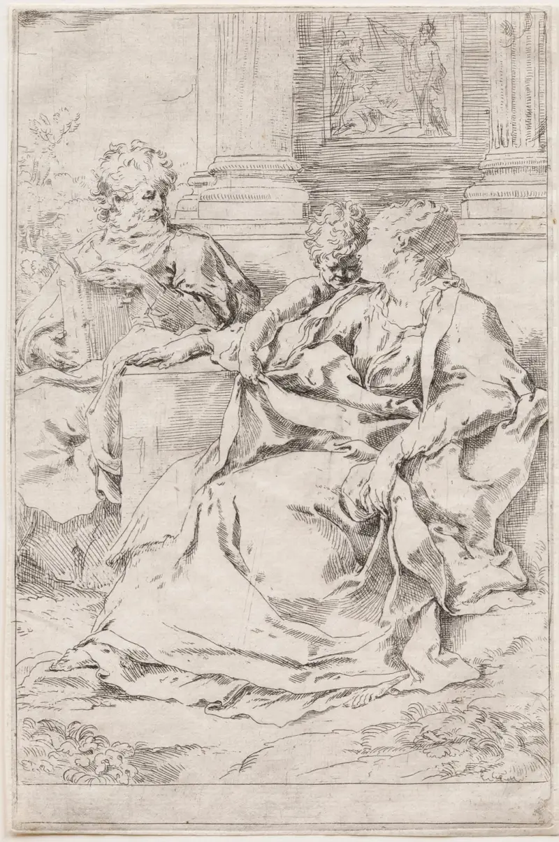 The Holy Family av Guido Reni