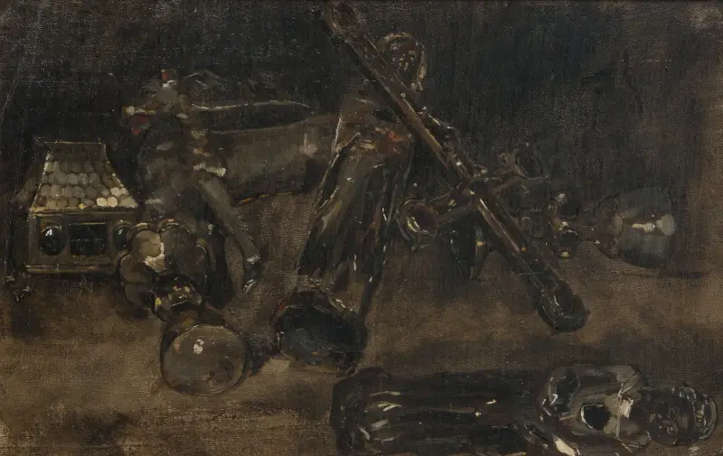 Church Plate and Images. Study for Waldemar Atterdag Holding Visby to Ransom von Carl Gustaf Hellqvist