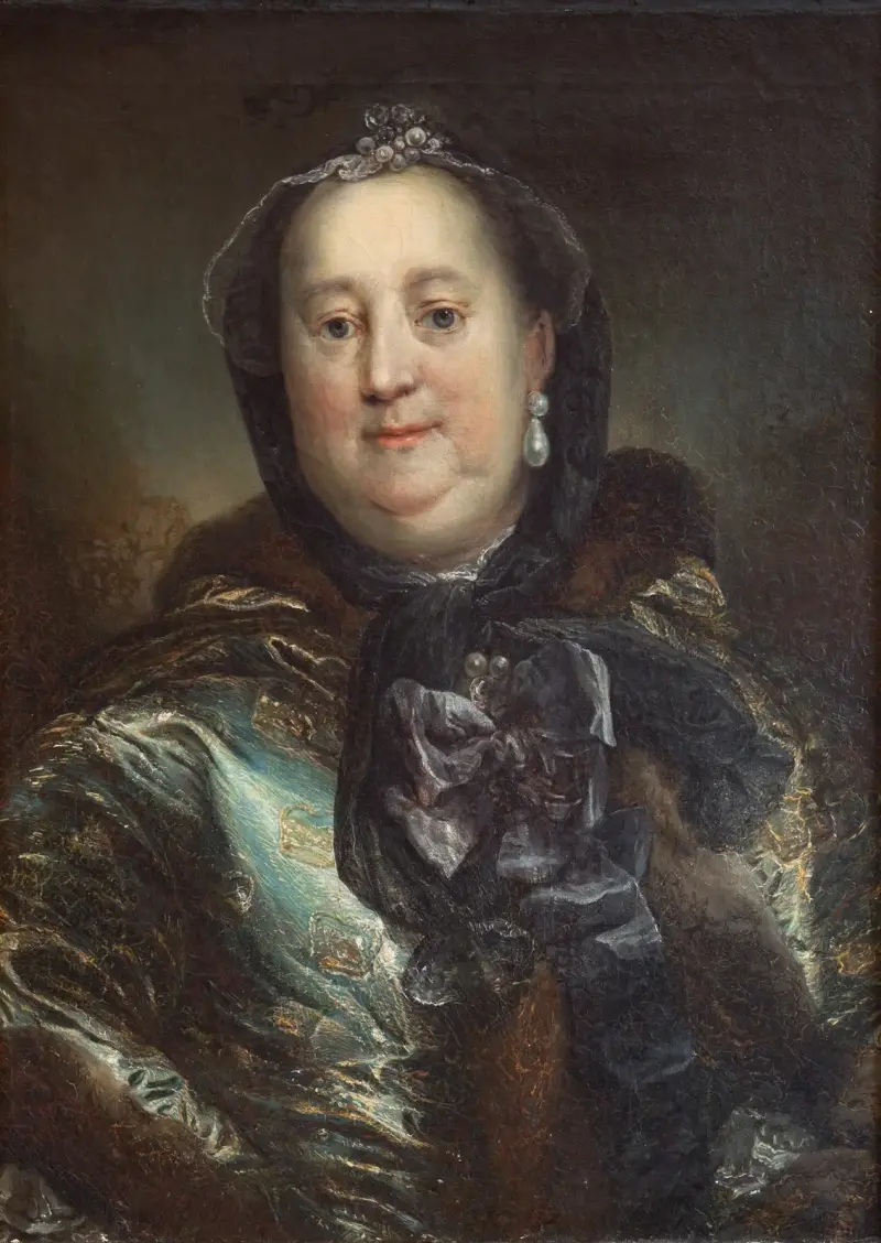 Porträtt av hertiginnan Antoinette Amalie av Braunschweig-Wolfenbüttel av Carl Gustaf Pilo