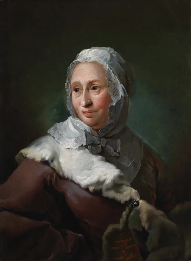 Porträtt av Elisabeth Marie Fabritius, född d’Abbestée av Carl Gustaf Pilo