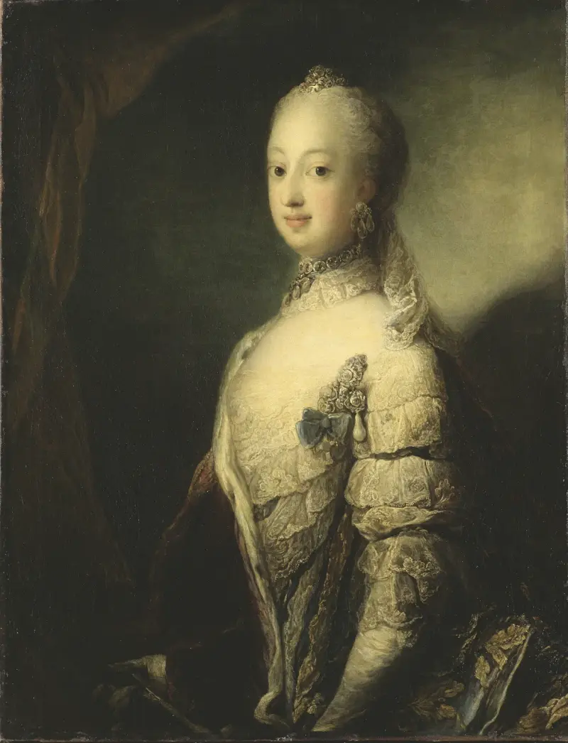 Sofia Magdalena, Sveriges drottning, 1765 av Carl Gustaf Pilo