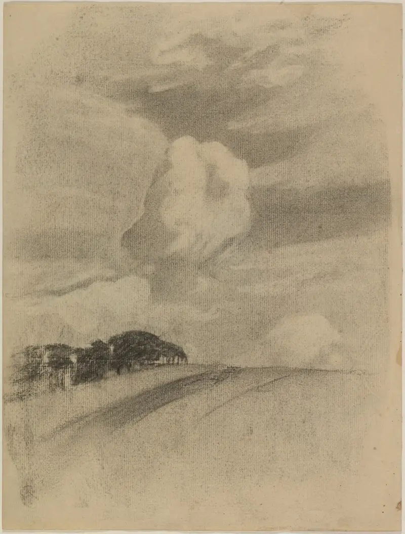 Krajinářská studie, Gustav Kampmann