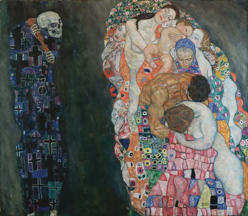 Tod und Leben, 1910 von Gustav Klimt