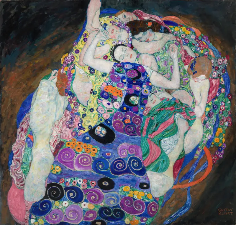 Die Jungfrau von Gustav Klimt