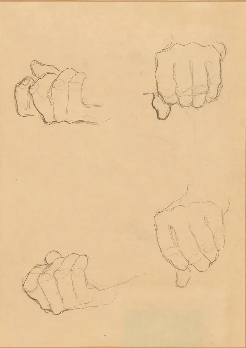 Hands av Gustav Klimt