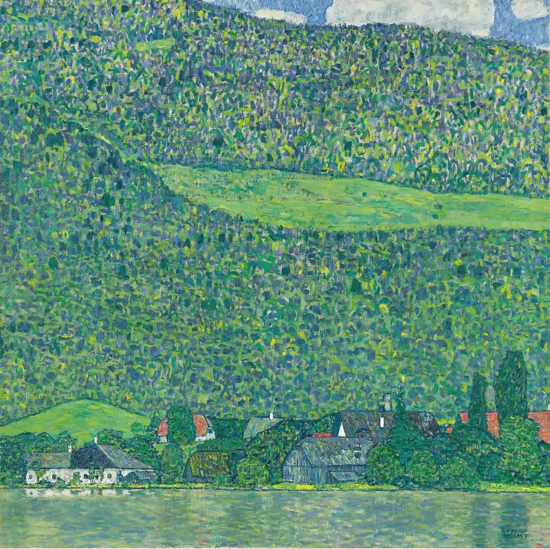 Litzlberg am Attersee av Gustav Klimt