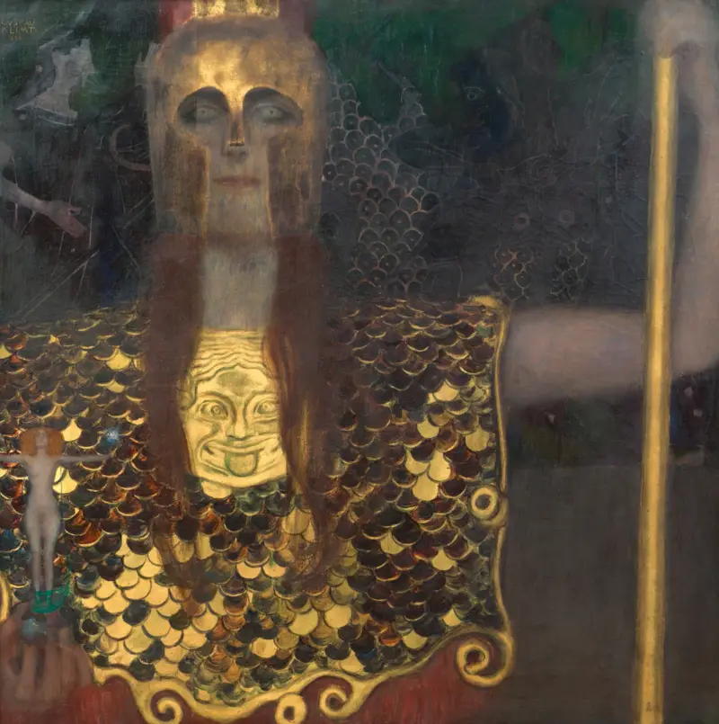 Pallas Atena, Gustav Klimt