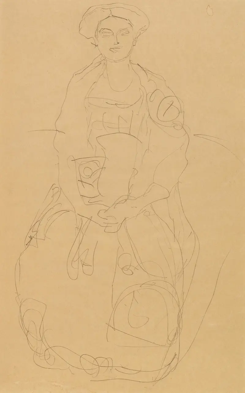 Bildnis der Eugenia (Mäda) Primavesi, 1912 von Gustav Klimt