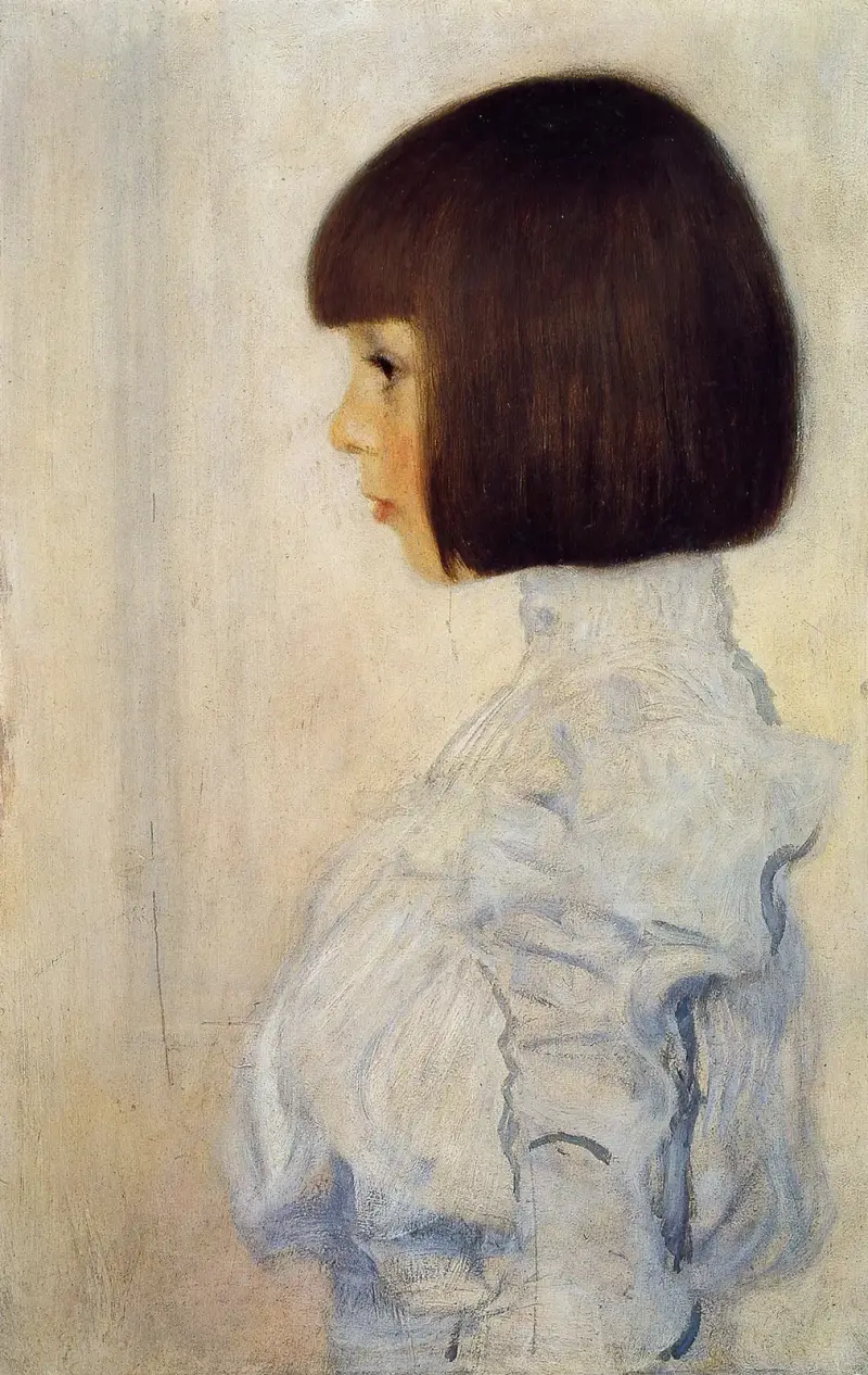 Porträtt av Helene Klimt av Gustav Klimt