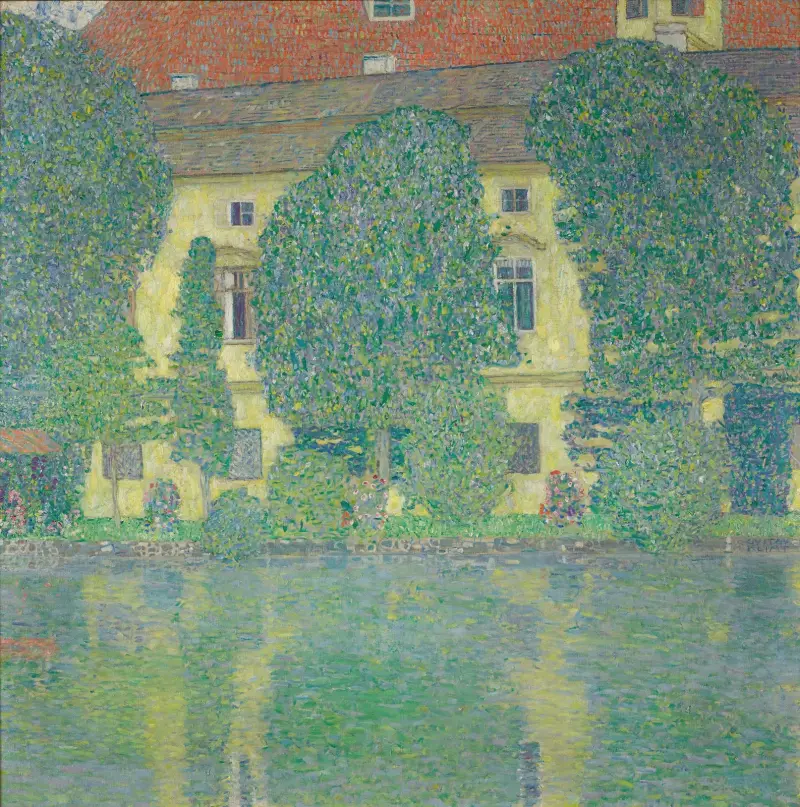 Slottet Kammer vid Attersee III av Gustav Klimt