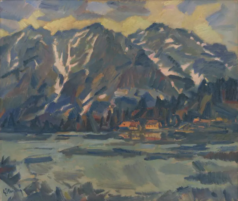 Popradské pleso, Gustáv Mallý