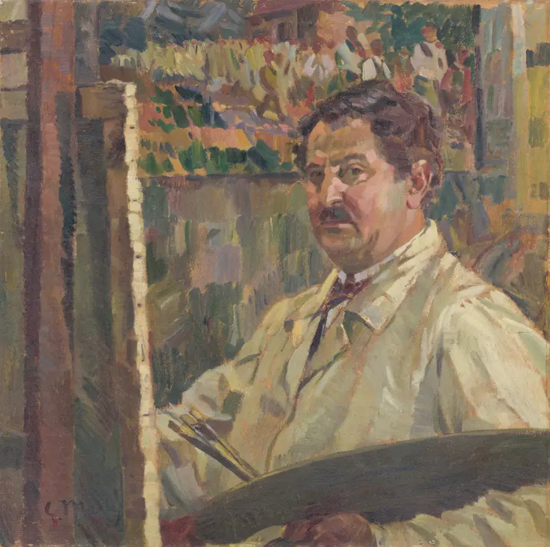 Autoportret, 1924 – Nr. 1, Gustáv Mallý