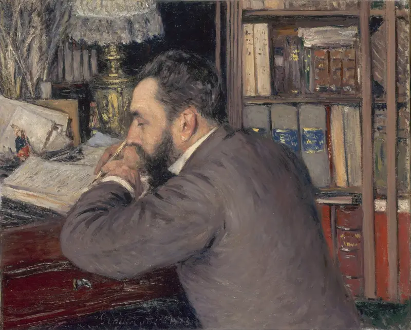 Henri Cordier av Gustave Caillebotte