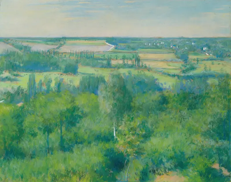 Das Yerres-Tal von Gustave Caillebotte