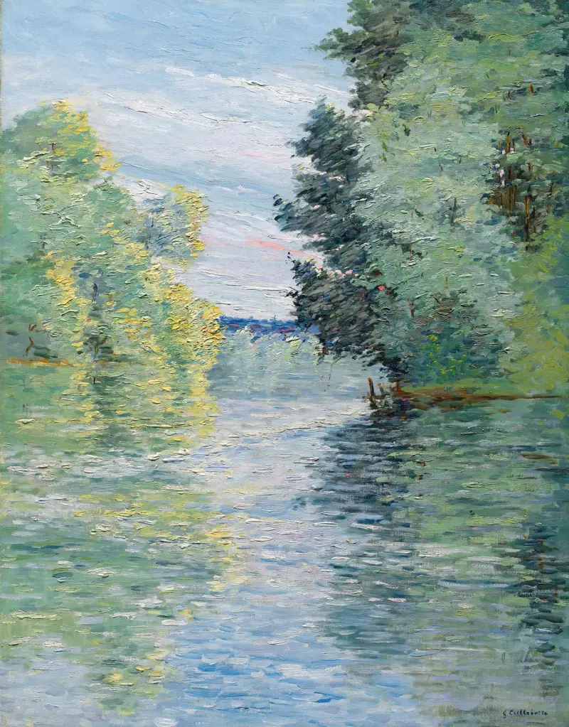 Der kleine Seine-Arm bei Argenteuil von Gustave Caillebotte