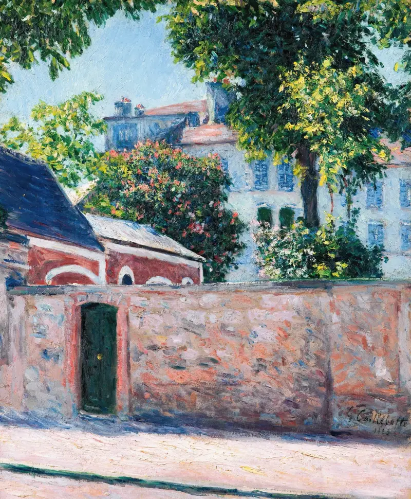 Maisons À Argenteuil av Gustave Caillebotte
